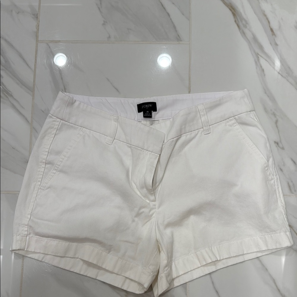 J. Crew Women's White Shorts